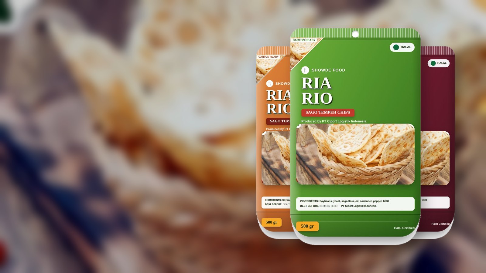 Sago tempeh chips supplier Indonesia — Sago tempeh chips — Sago Tempeh Chips (Keripik Tempe Sagu)
